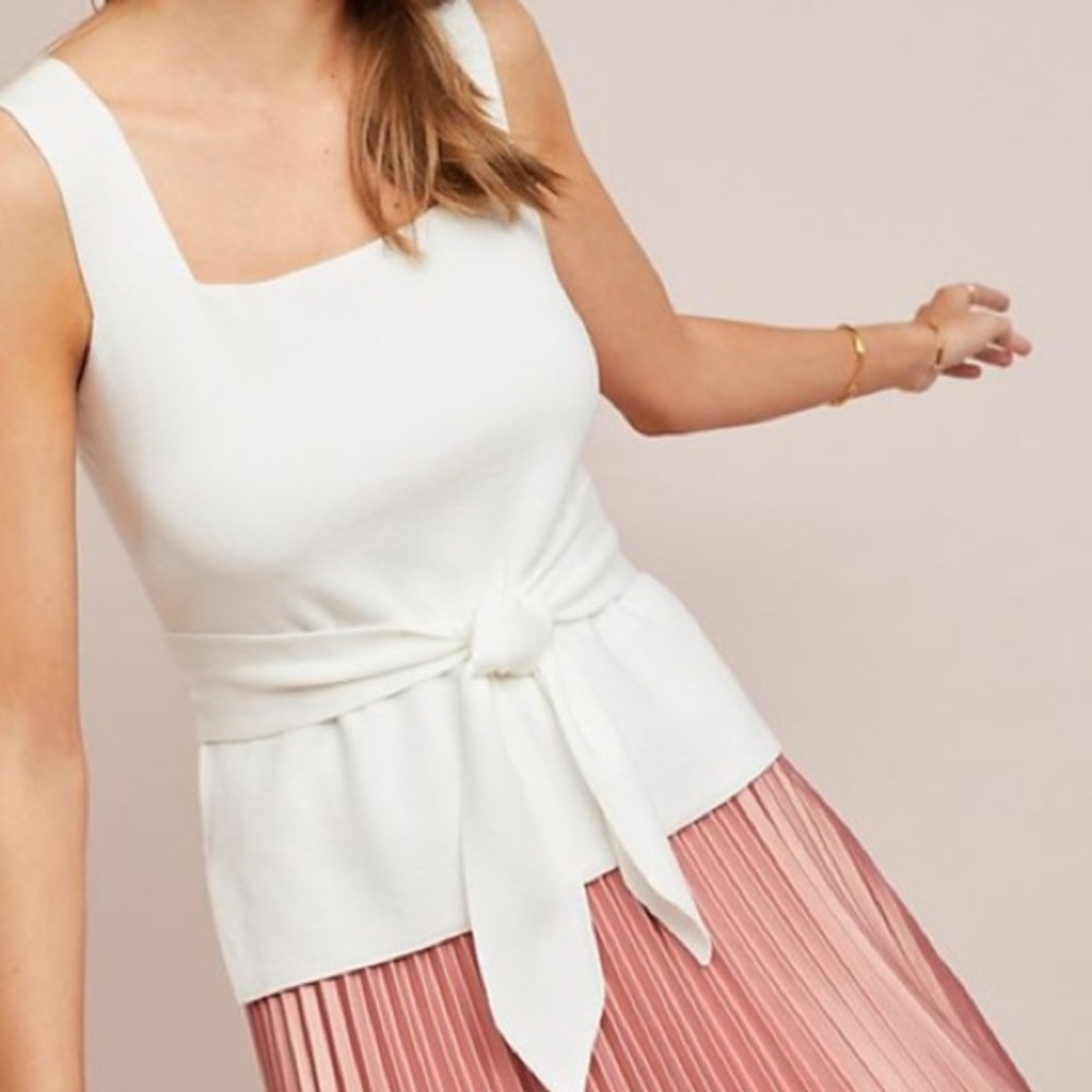 Anthropologie Petites Harloe Belted Knit T… - Picture 1 of 6